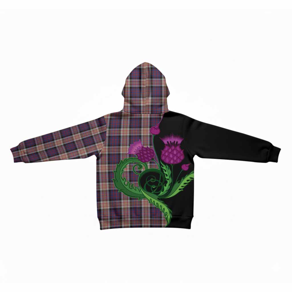 Carnegie Tartan Kid Hoodie Traditional Scottish Thistle