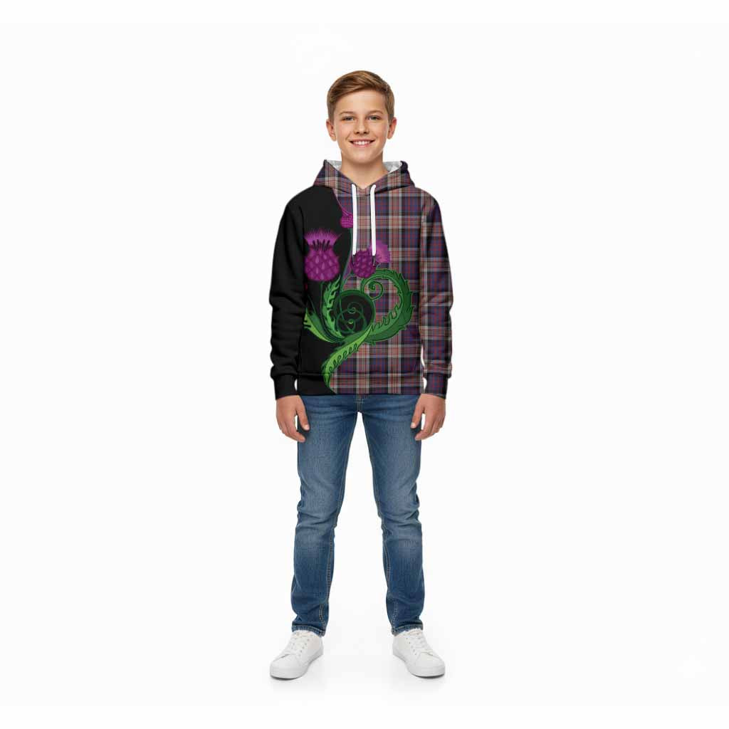 Carnegie Tartan Kid Hoodie Traditional Scottish Thistle
