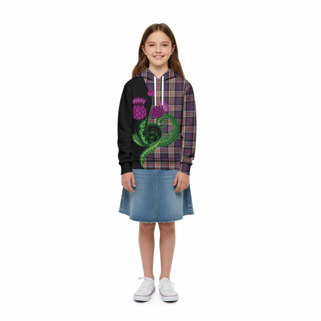 Carnegie Tartan Kid Hoodie Traditional Scottish Thistle