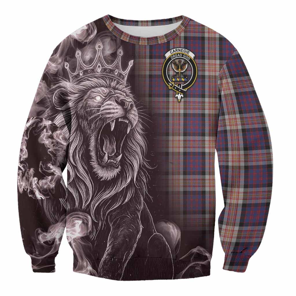 Carnegie Tartan Sweatshirt Roaring Lion Heritage