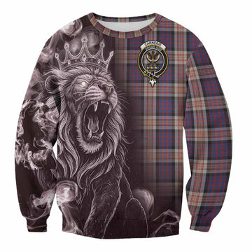 Carnegie Tartan Sweatshirt Roaring Lion Heritage