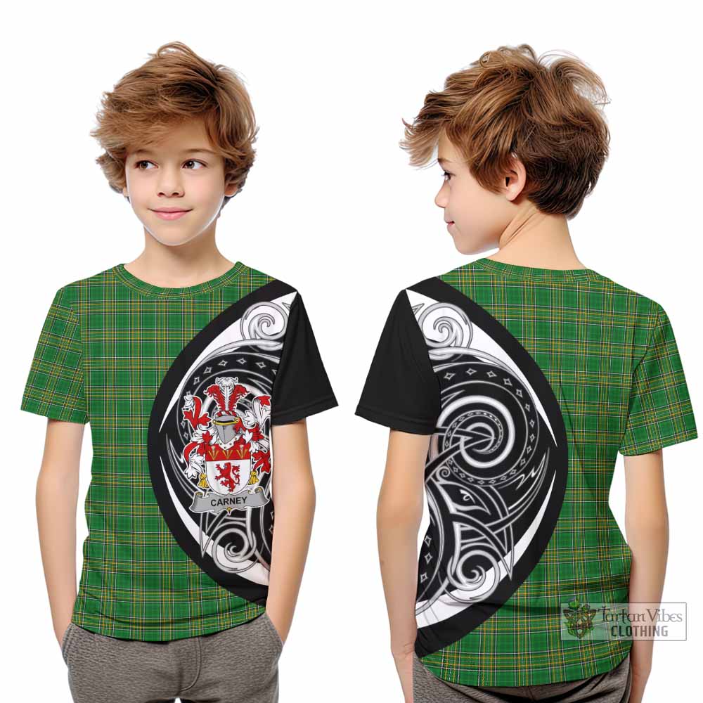 Carney Irish Clan Kid T-Shirt Celtic Circle Style - Tartan Vibes Clothing