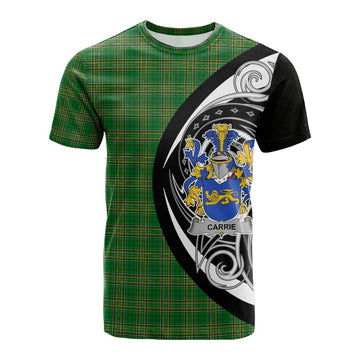 Tartan Vibes Clothing Carrie Irish Clan Cotton T-shirt Celtic Circle Style