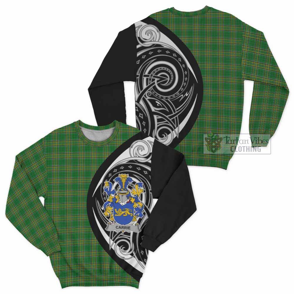 Tartan Vibes Clothing Carrie Irish Clan Sweatshirt Celtic Circle Style