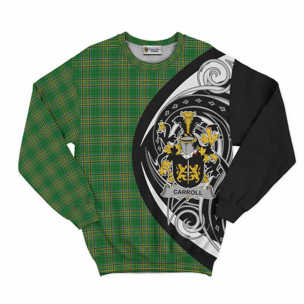 Carroll Irish Clan Sweatshirt Celtic Circle Style Unisex - Tartan Vibes Clothing