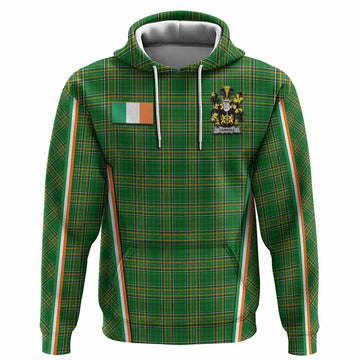 Carroll Irish Clan Coat of Arm Tartan Hoodie Flag Style