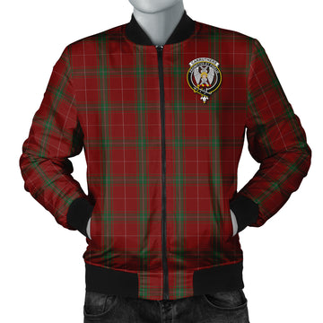 Carruthers Tartan Bomber Jacket with Family Crest