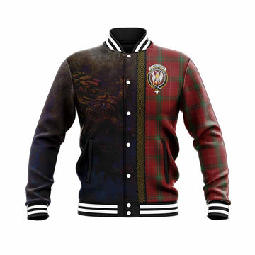 Carruthers Tartan Family Crest Baseball Jacket Alba Gu Brath Be Brave Lion Ancient Style