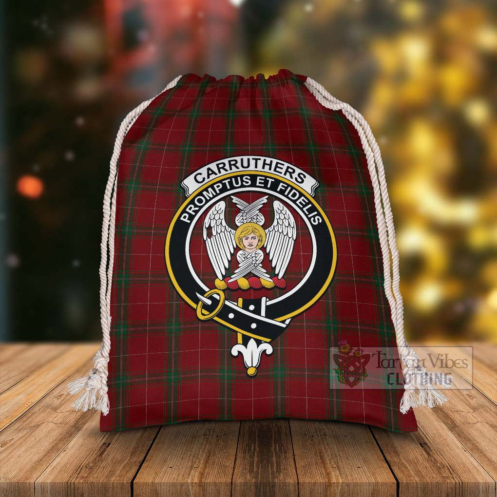 Tartan Vibes Clothing Carruthers Tartan Christmas Santa's Bag with Family Crest