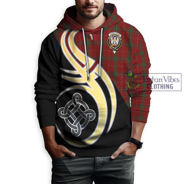 Carruthers Tartan Hoodie with Family Crest and Celtic Symbol Style Zip Hoodie - Tartan Vibes Clothing