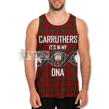 Carruthers Tartan Men's Tank Top with Family Crest DNA In Me Style
