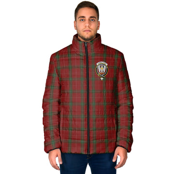 Carruthers Tartan Padded Jacket with Family Crest
