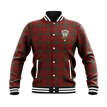 Carruthers Tartan Baseball Jacket with Family Crest - Tartan Vibes Clothing