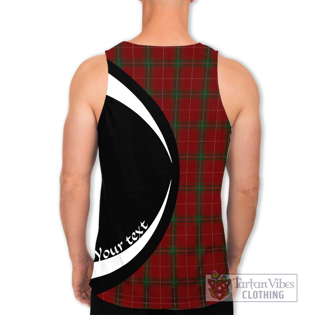 Carruthers Tartan Men's Tank Top with Family Crest Circle Style - Tartan Vibes Clothing