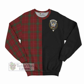 Carruthers Tartan Sweatshirt with Family Crest and Half Of Me Style