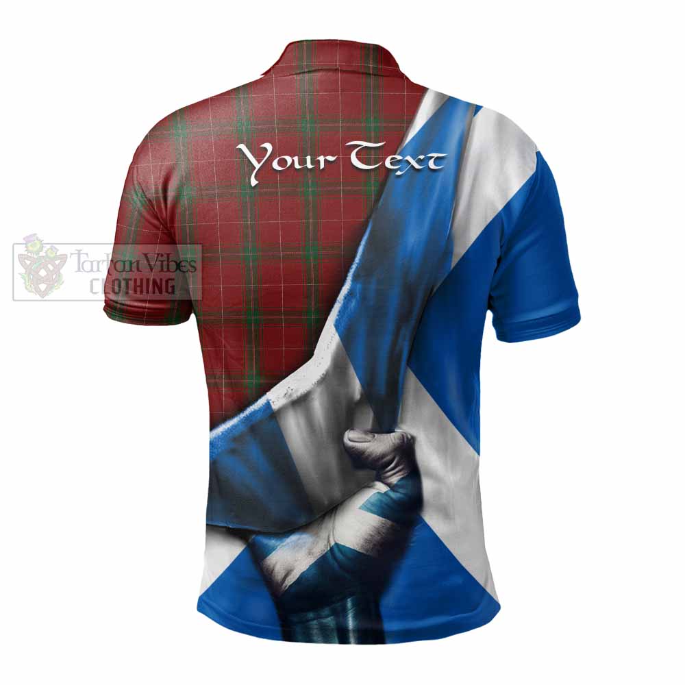 Tartan Vibes Clothing Carruthers Tartan Polo Shirt with Family Crest Scotland Patriotic Style