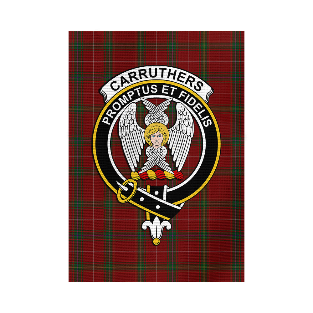 Carruthers Tartan Flag with Family Crest - Tartan Vibes Clothing