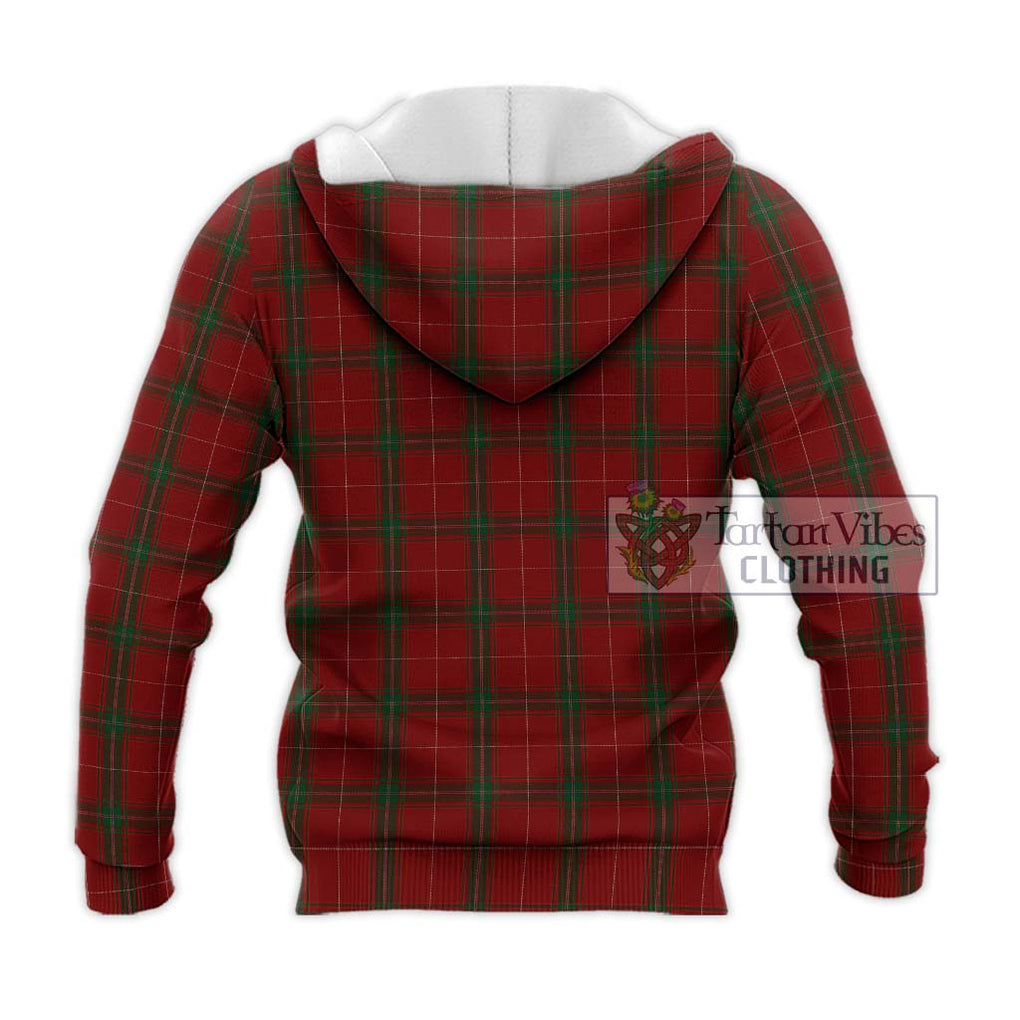 Carruthers Tartan Knitted Hoodie with Family Crest DNA In Me Style - Tartanvibesclothing Shop
