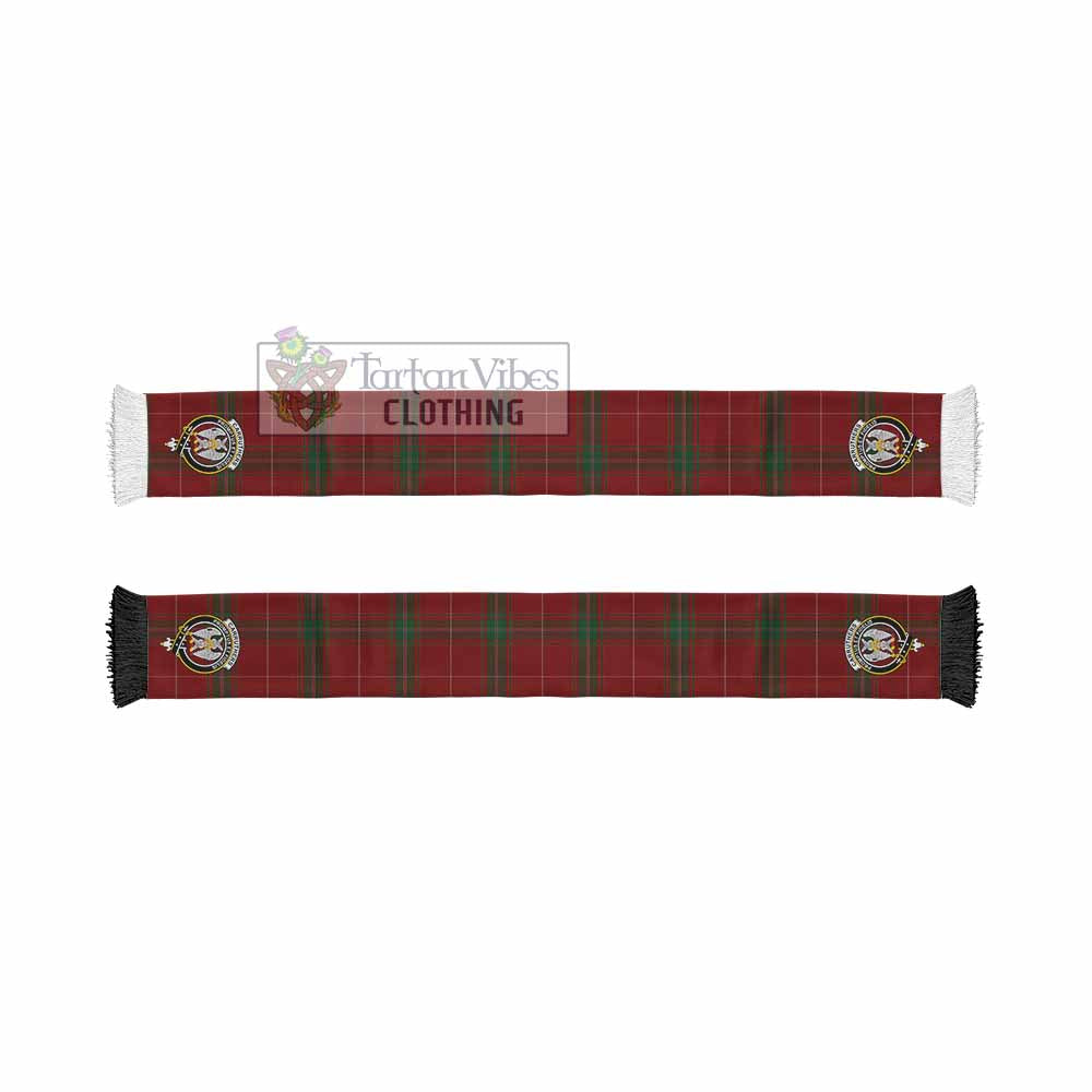 Tartan Vibes Clothing Carruthers Tartan Ruffneck Scarf with Family Crest