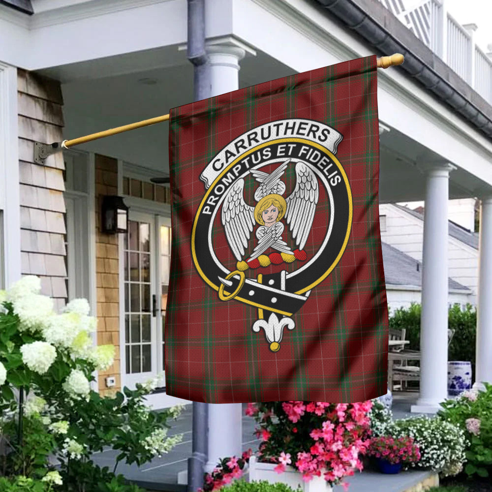 Carruthers Tartan Flag with Family Crest - Tartan Vibes Clothing