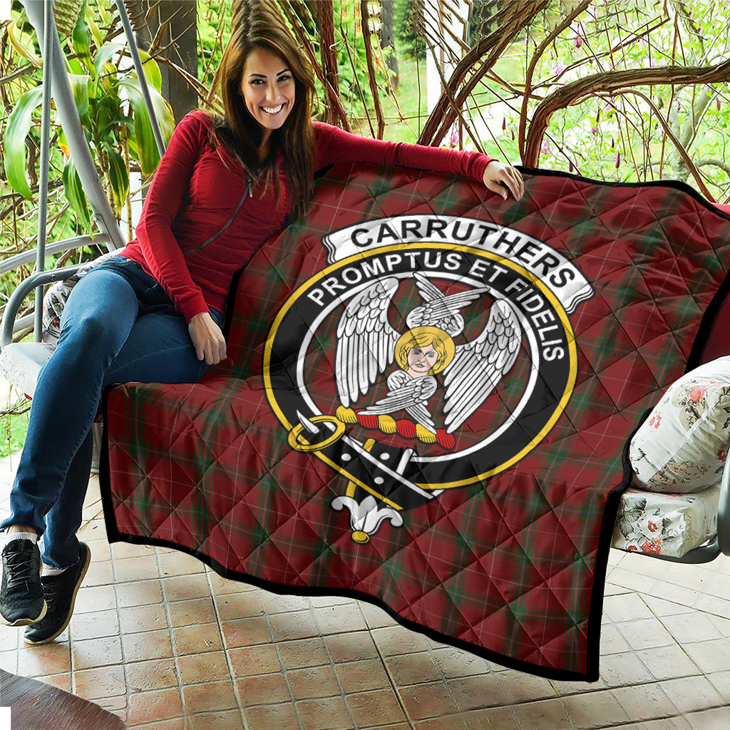 carruthers-tartan-quilt-with-family-crest
