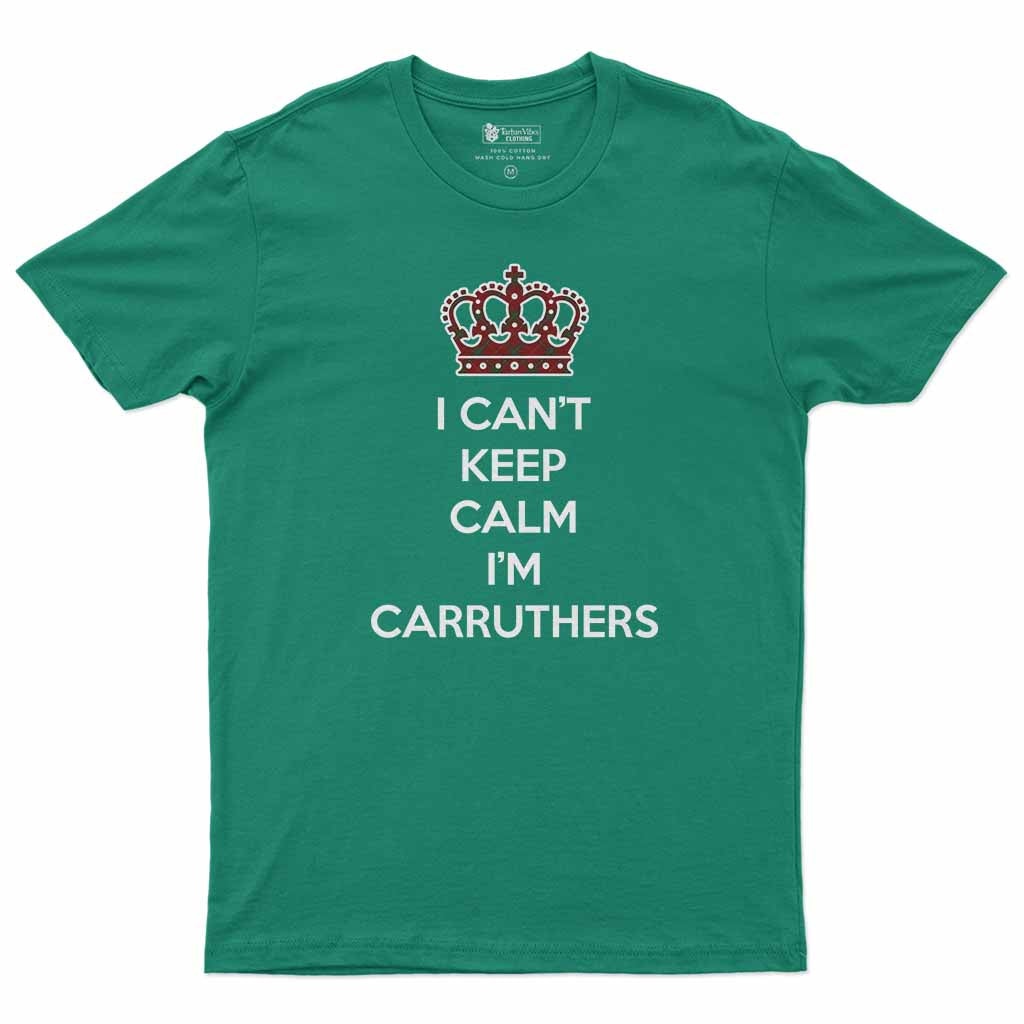 Carruthers Can't Keep Calm Men's T-Shirt Irish Green - Tartan Vibes Clothing
