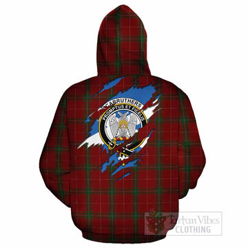 Carruthers Clan Crest In Me Tartan Cotton Hoodie Scotland Flag Style
