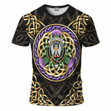 Carruthers Clan Crest T-Shirt Celtic Scottish Thistle