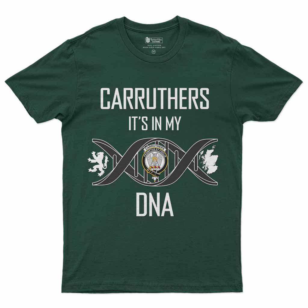 Carruthers Clan DNA Men's T-Shirt Forest Green - Tartan Vibes Clothing