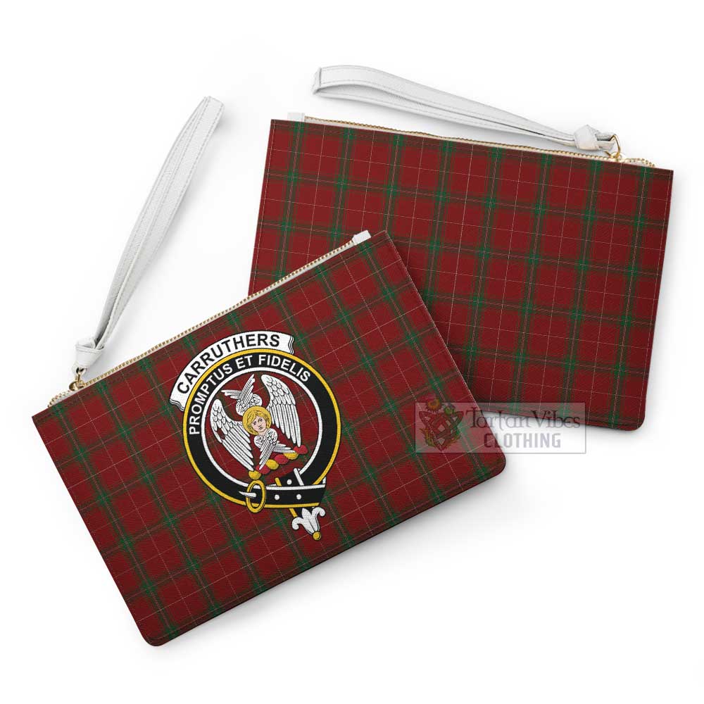Carruthers Family Crest Tartan Clutch Bag - Tartan Vibes Clothing