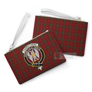 Carruthers Family Crest Tartan Clutch Bag