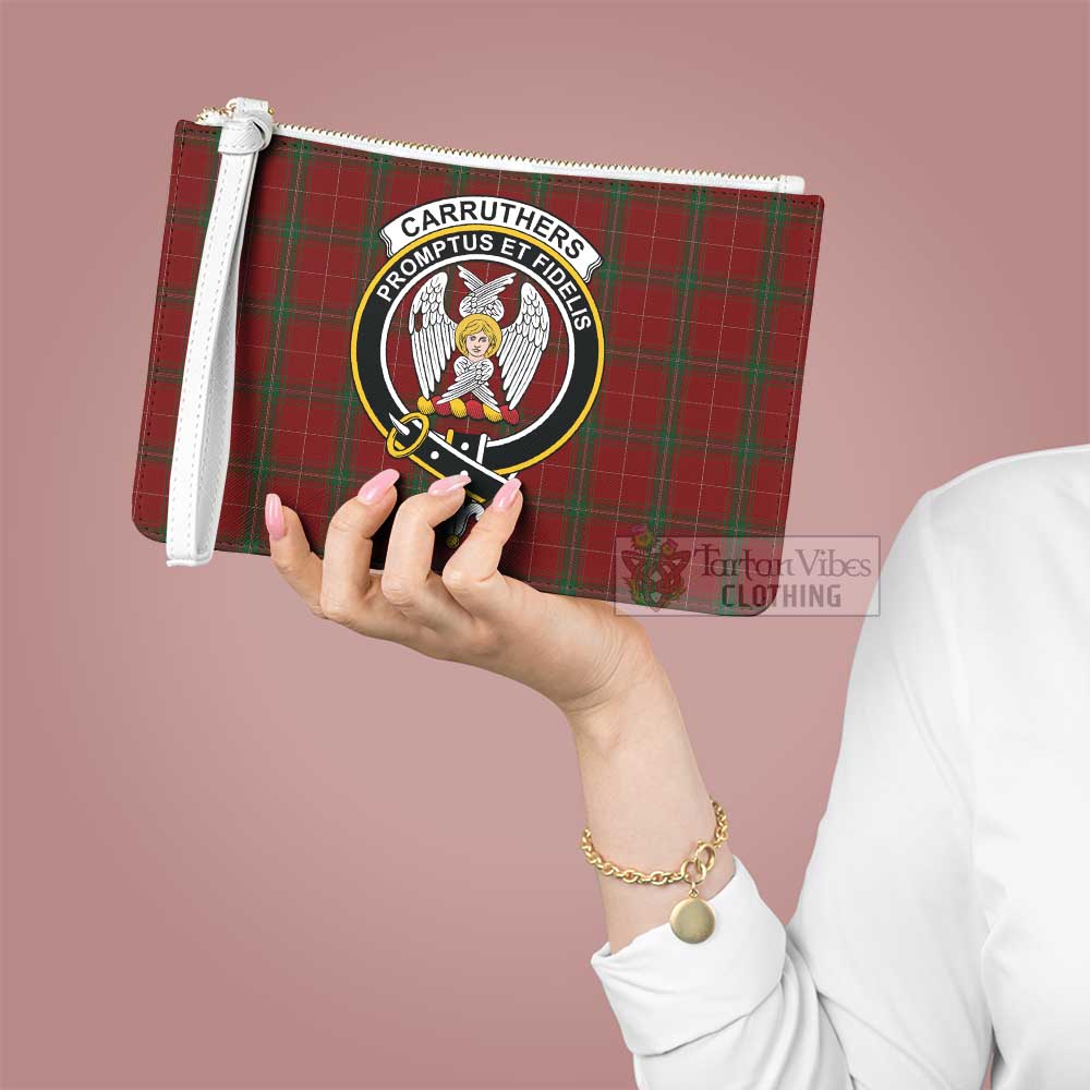 Carruthers Family Crest Tartan Clutch Bag - Tartan Vibes Clothing