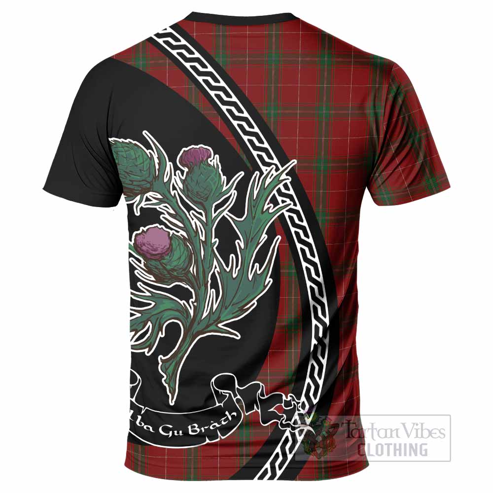 Carruthers Family Crest Tartan T-Shirt Alba Thistle Inspired - Tartan Vibes Clothing
