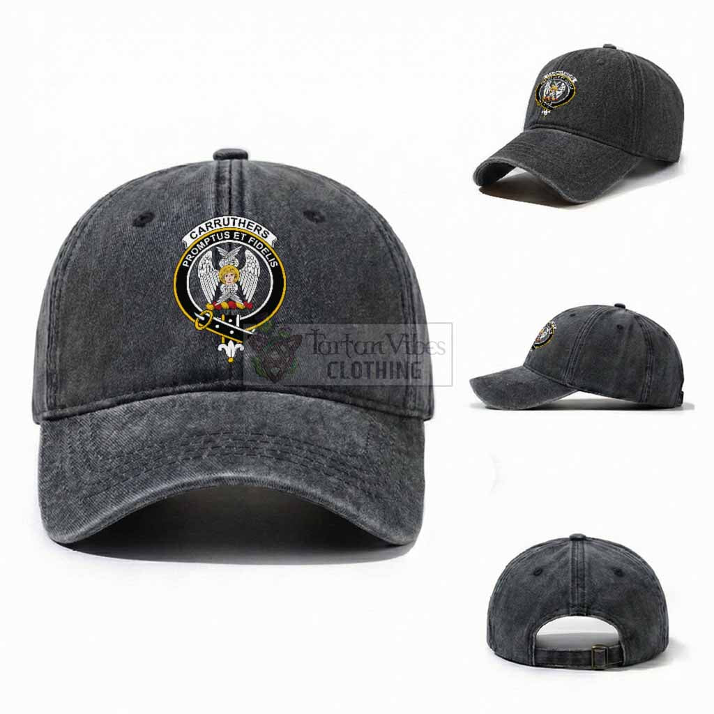 Carruthers Scottish Clan Crest Washed Baseball Cap