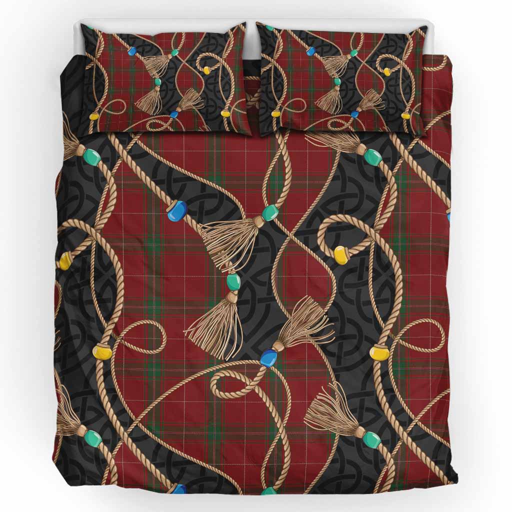 Carruthers Scottish Tartan Twisted Ropes Stylized Bedding Set UK Bedding Set UK King 91*87 inch - Tartan Vibes Clothing