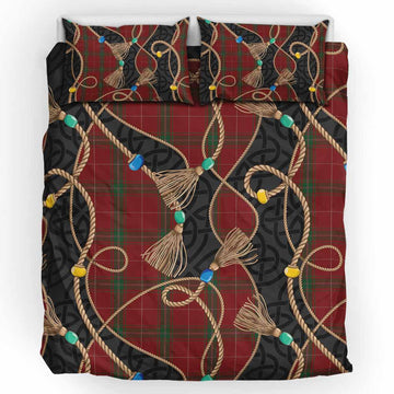 Carruthers Scottish Tartan Twisted Ropes Stylized Bedding Set UK Bedding Set UK King 91*87 inch - Tartan Vibes Clothing