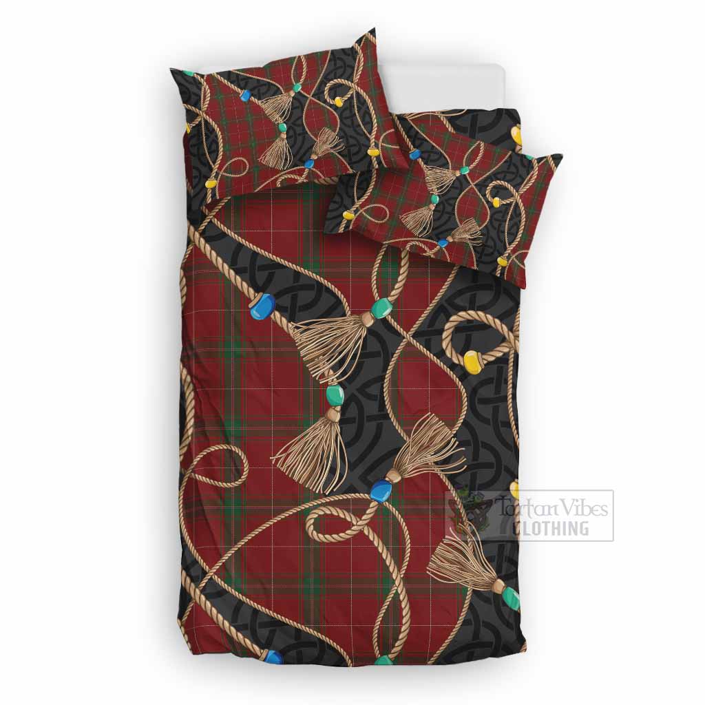Carruthers Scottish Tartan Twisted Ropes Stylized Bedding Set UK Bedding Set UK Double 79*79 inch - Tartan Vibes Clothing