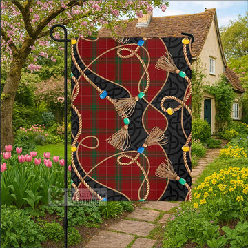 Carruthers Scottish Tartan Twisted Ropes Stylized Garden Flag