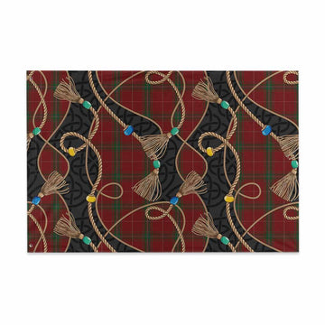 Carruthers Scottish Tartan Twisted Ropes Stylized House Flag 48*72 inch (120*180 cm) - Tartan Vibes Clothing