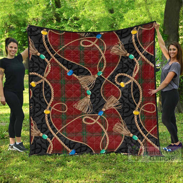 Carruthers Scottish Tartan Twisted Ropes Stylized Premium Quilt - Tartan Vibes Clothing
