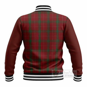 Carruthers Tartan Accent Baseball Jacket with Family Crest