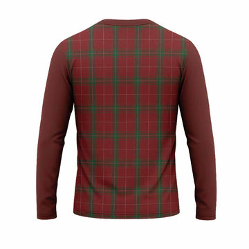 Carruthers Tartan Accent Long Sleeve T-Shirt with Family Crest