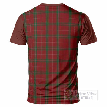 Carruthers Tartan Accent T-Shirt with Family Crest