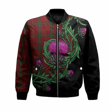 Carruthers Tartan Bomber Jacket Resilient Scottish Thistle