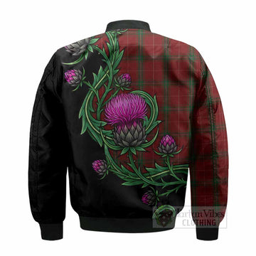 Carruthers Tartan Bomber Jacket Resilient Scottish Thistle