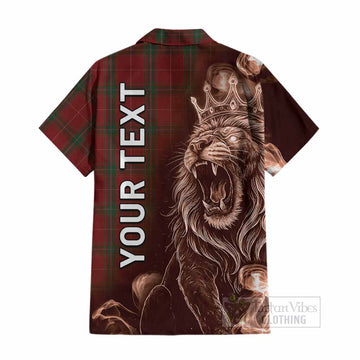 Carruthers Tartan Cotton Hawaiian Shirt Roaring Lion Heritage