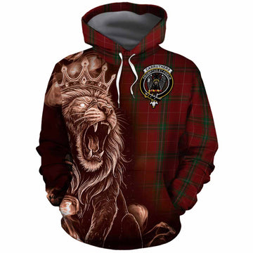 Carruthers Tartan Cotton Hoodie Roaring Lion Heritage