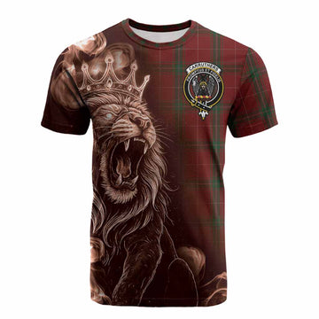 Carruthers Tartan Cotton T-shirt Roaring Lion Heritage