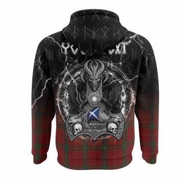 Carruthers Tartan Crest Hoodie Celtic Odin's Raven Legacy