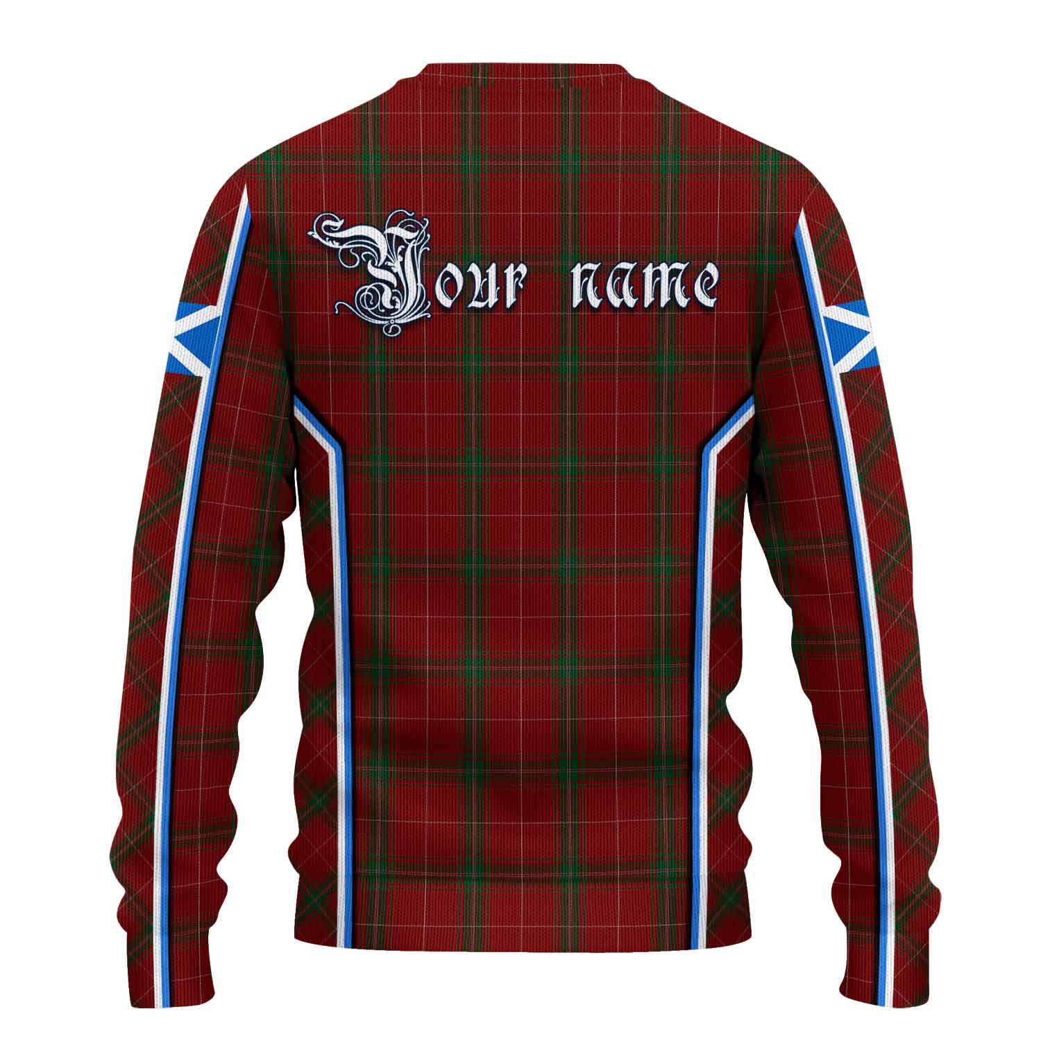 Carruthers Tartan Crest Knitted Sweater Scotland Coat of Arm Flag Style - Tartan Vibes Clothing